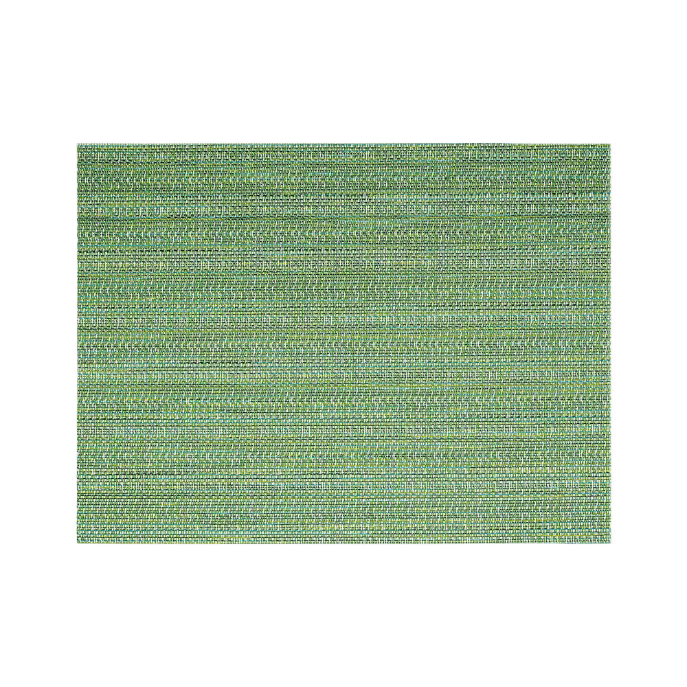 Front of the House Rectangular Metroweave® Woven Vinyl Placemat - 16" x 12", Green (XPM095GRV83)