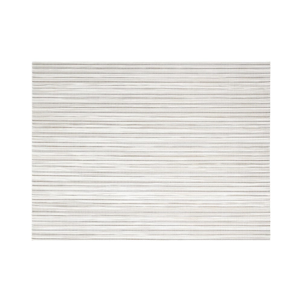 Front of the House Rectangular Metroweave® Woven Vinyl Placemat - 16" x 12", Shell (XPM107WHV83)