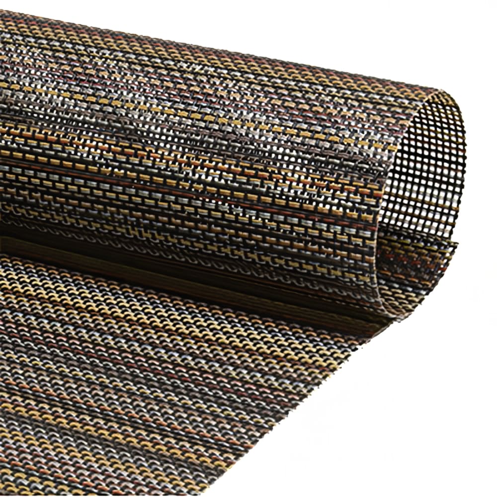 Front of the House Rectangular Metroweave® Woven Vinyl Placemat - 16" x 12", Terra Cotta (XPM110MUV83)