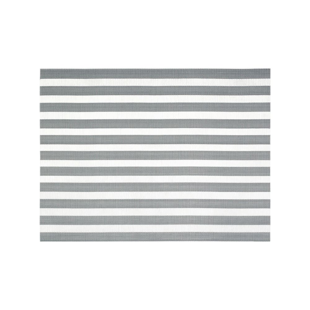Front of the House Rectangular Metroweave® Woven Vinyl Placemat - 16" x 12", Silver (XPM111SIV83)
