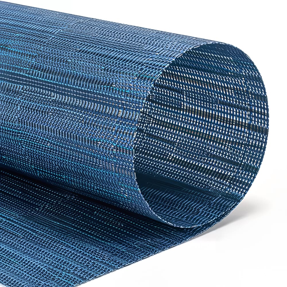 Front of the House Rectangular Metroweave® Woven Vinyl Placemat - 16" x 12", Blues (XPM119BLV83)