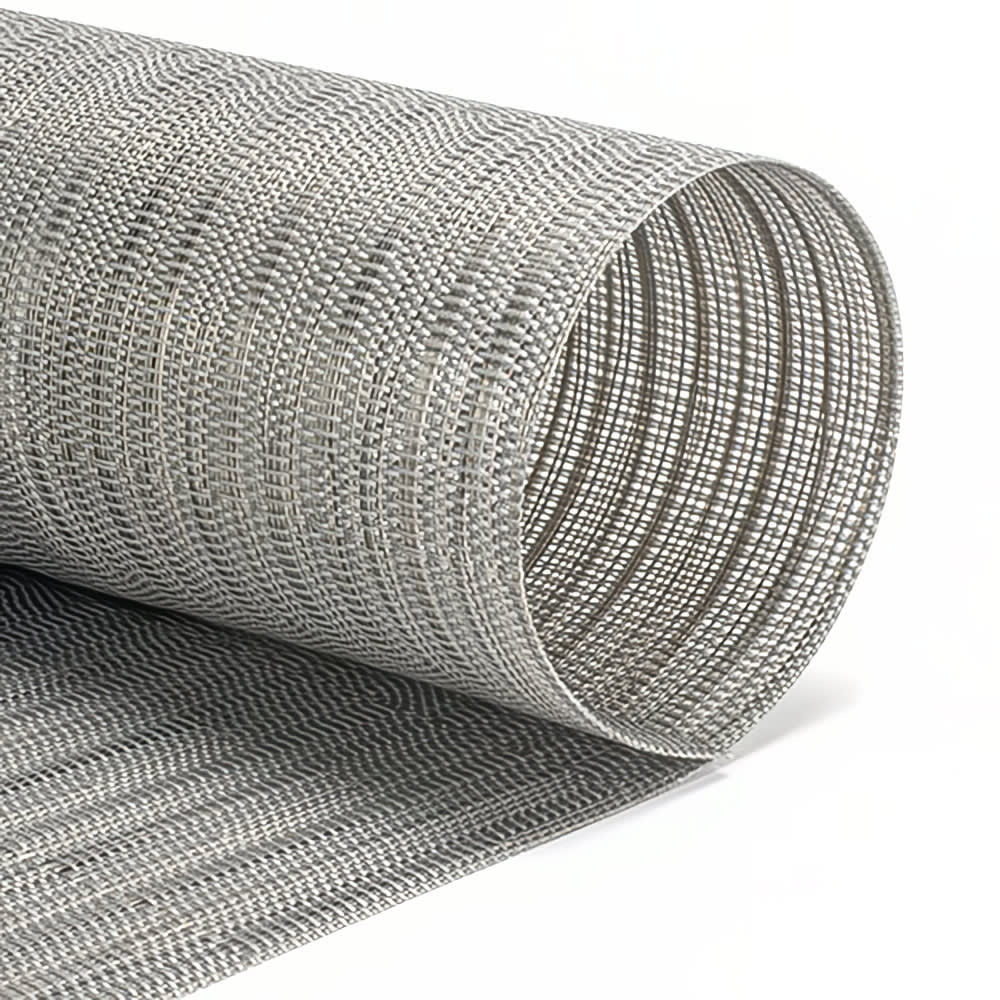 Front of the House Rectangular Metroweave® Woven Vinyl Placemat - 16" x 12", Gray (XPM120GYV83)