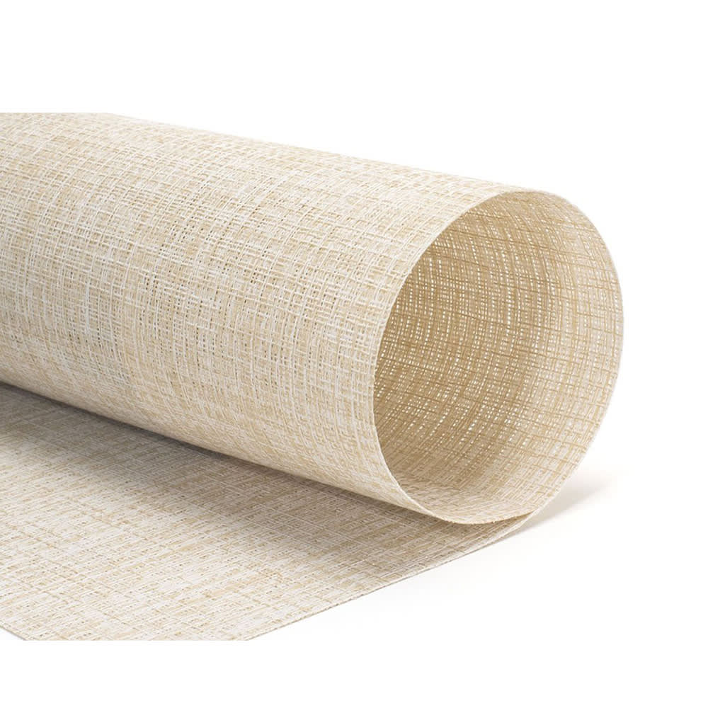 Front of the House Rectangular Metroweave® Woven Vinyl Placemat - 16" x 12", Natural (XPM121NAV83)