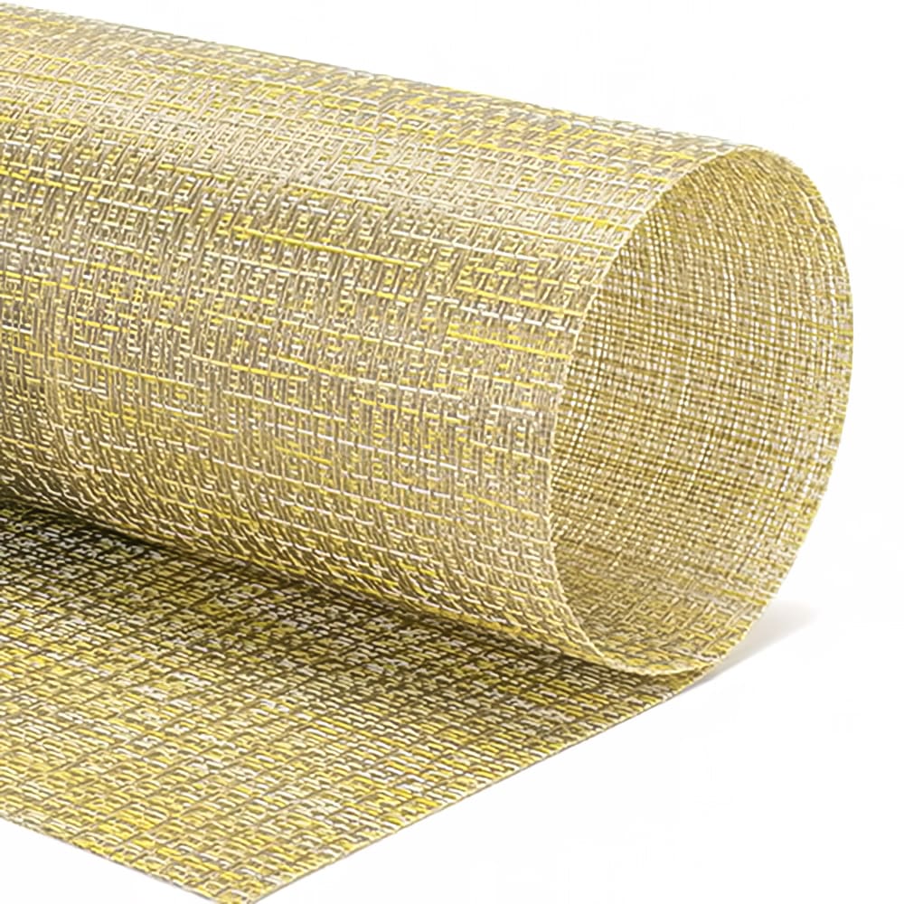 Front of the House Rectangular Metroweave® Woven Vinyl Placemat - 16" x 12", Citrus (XPM131YEV83)