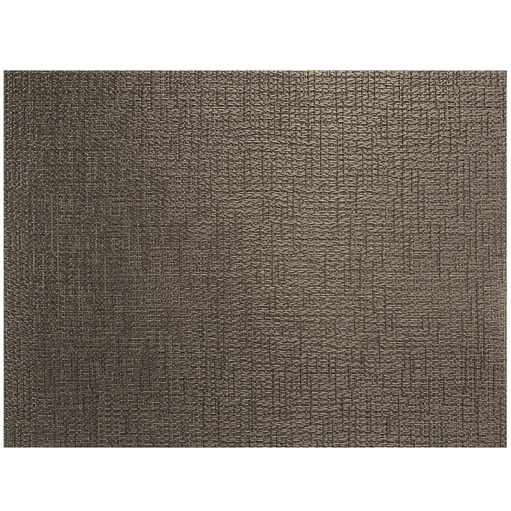 Front of the House Rectangular Metroweave® Woven Vinyl Placemat - 16" x 12", Cocoa (XPM134ESV83)