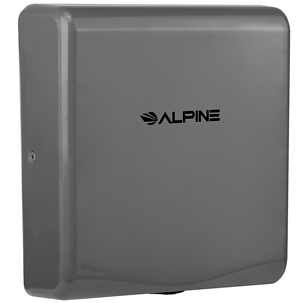 Alpine Industries 405-10-GRY Automatic Hand Dryer w/ 8 Second Dry Time - Gray, 110-120v