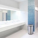 Alpine Industries 470-65L 17 gal Indoor Decorative Trash Can - Metal, Stainless Steel thumbnail 5