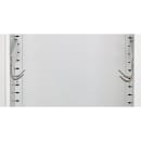 Alpine Industries 629-201-BLK One Section Locker w/ (2) Shelves - 12"W x 12"D x 72"H, Steel, Black thumbnail 5