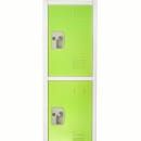 Alpine Industries 629-204-GRN Four Section Locker w/ (4) Hooks - 12"W x 12"D x 72"H, Steel, Green thumbnail 4