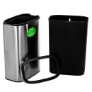 Alpine Industries ALP470-40L-CO 10 1/2 Gallon Commercial Trash Can - Stainless Steel, Rectangular, Silver thumbnail 2