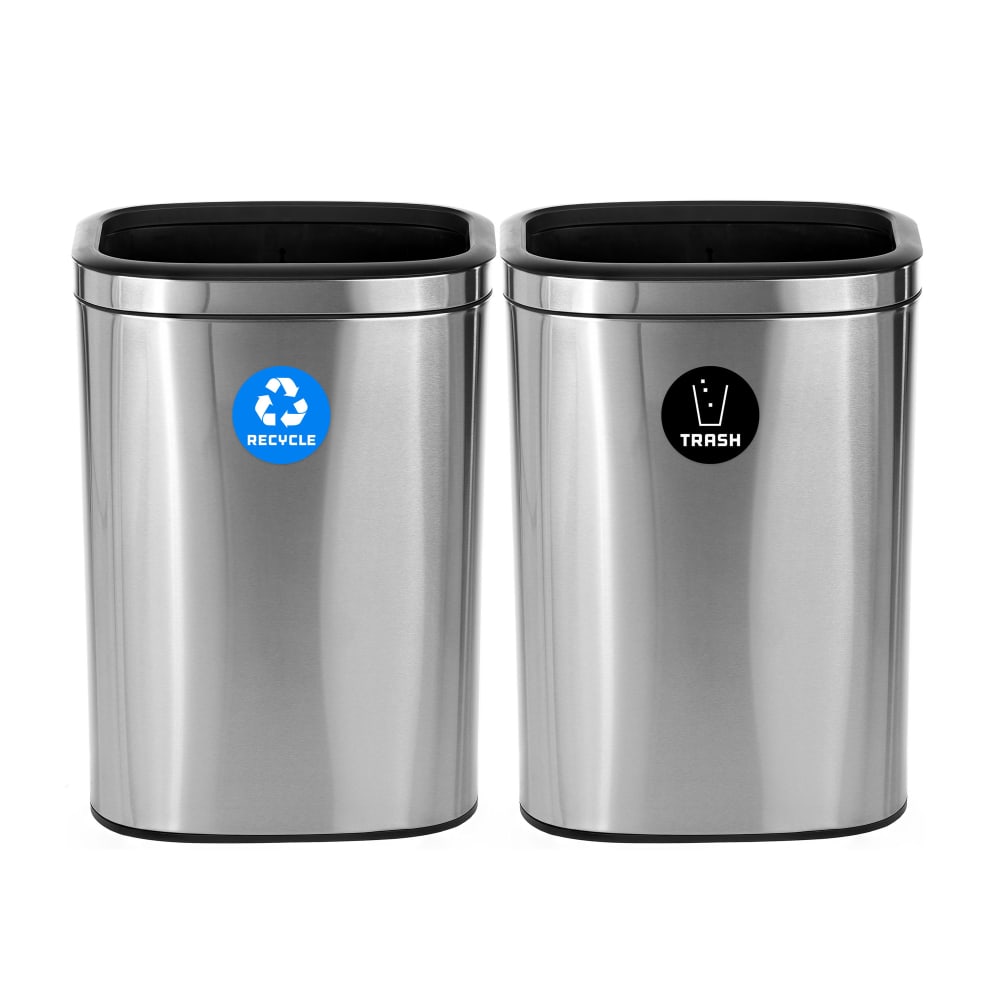 Alpine Industries ALP470-40L-R-T 21 gal Multiple Material Recycle Bin - Indoor