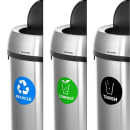 Alpine Industries ALP470-65L-1-R-T-CO 51 gal Multiple Material Recycle Bin - Indoor thumbnail 2