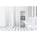 Alpine Industries ALP492 12 Gallon Recessed Bathroom Trash Can w/ Paper Towel Dispenser, Stainless Steel thumbnail 2