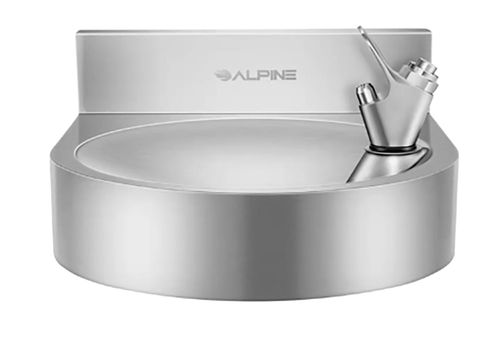 Alpine Industries ALP700-01 Wall Mount Indoor/Outdoor Water Fountain, Stainless Steel