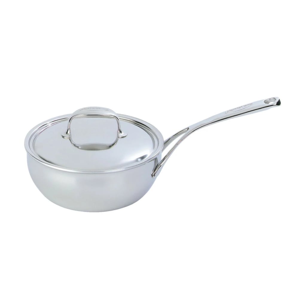 Demeyere 3 1/2 qt Stainless Steel Saucier w/ Solid Metal Handle (1015778)