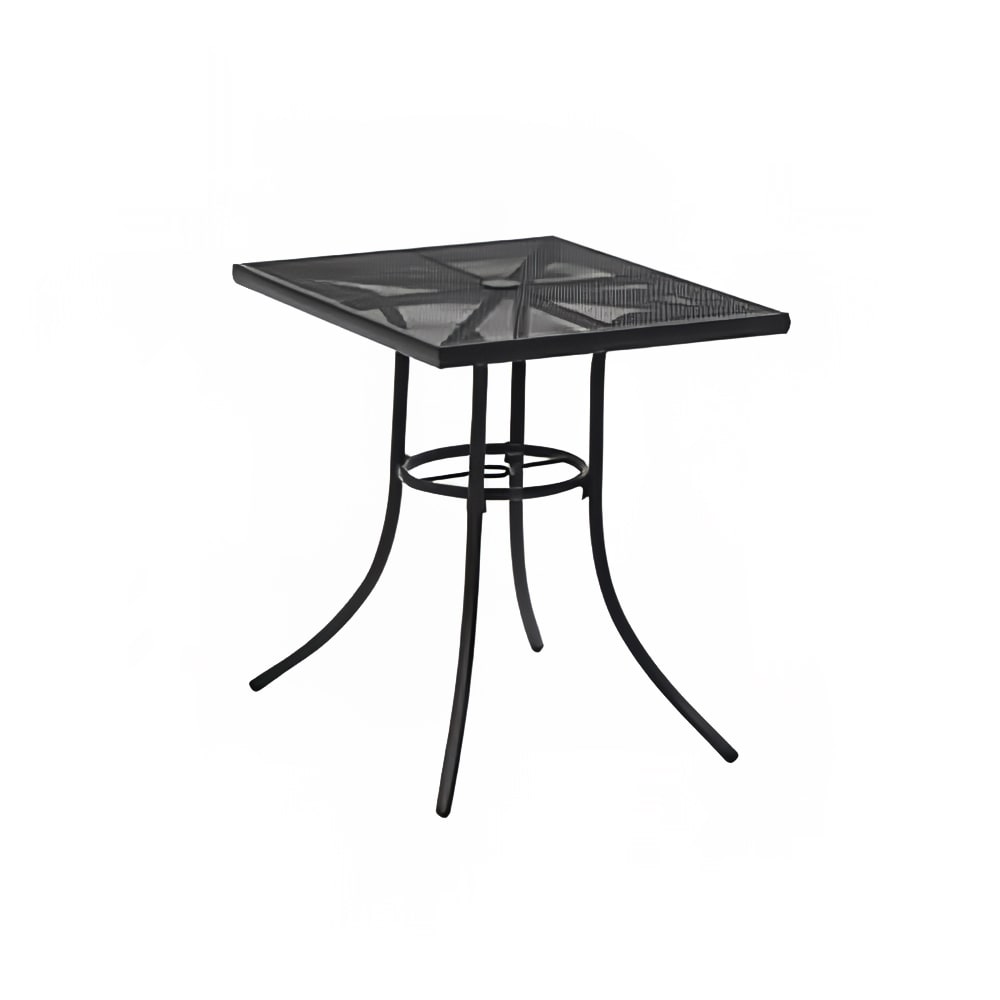 Wabash Valley 36" Square Sullivan Outdoor Table - Steel, Textured Black (SU2V38P)