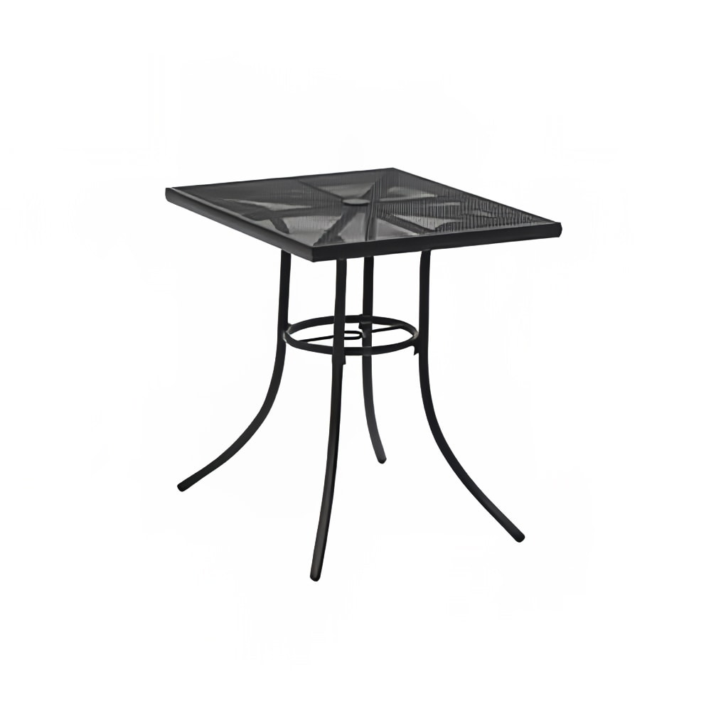 Wabash Valley 42" Square Sullivan Outdoor Table - Steel, Textured Black (SU2W38P)