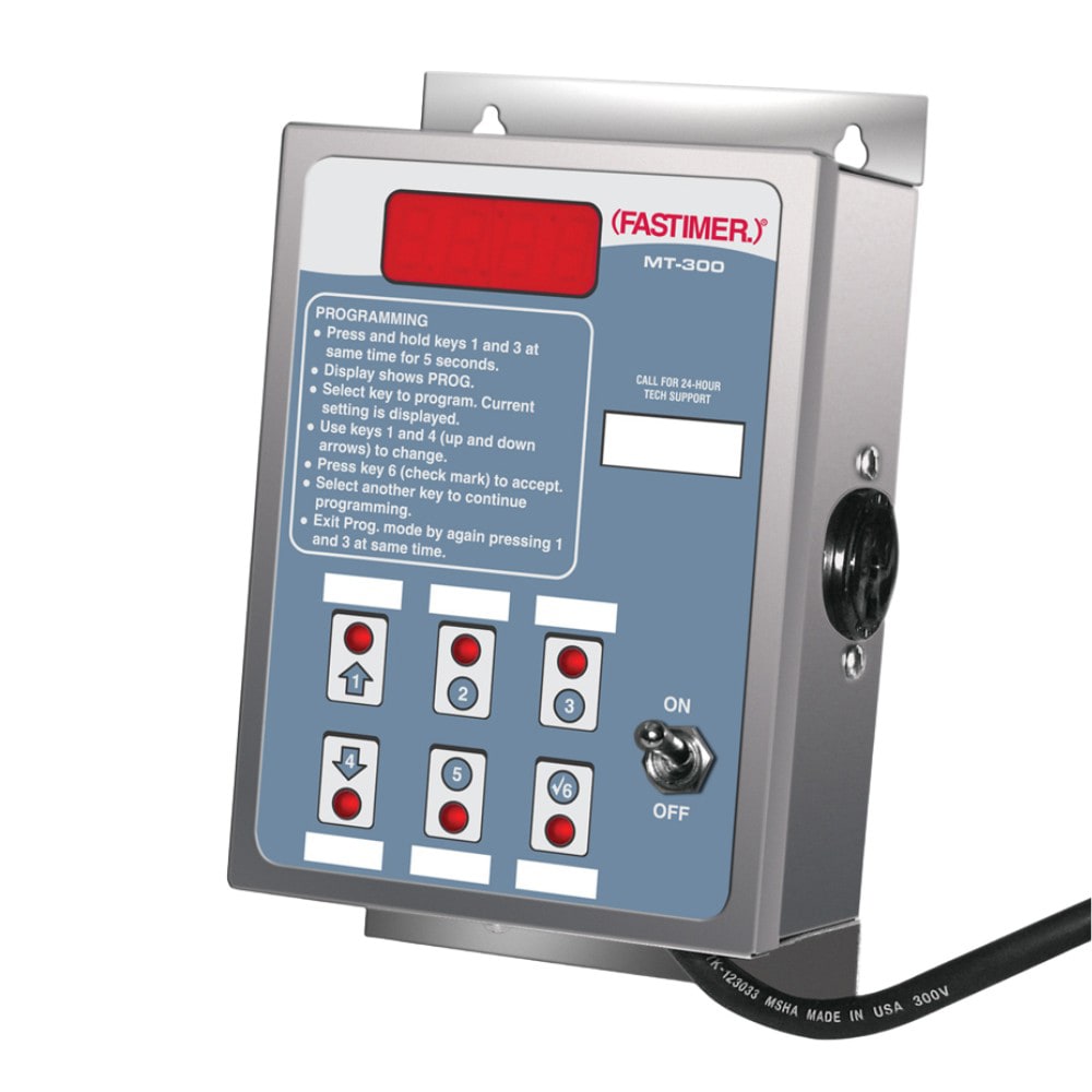 Kitchen Brains Programmable (FASTIMER.)® Wall Mount Timer w/ (6) Displays (MT-300)