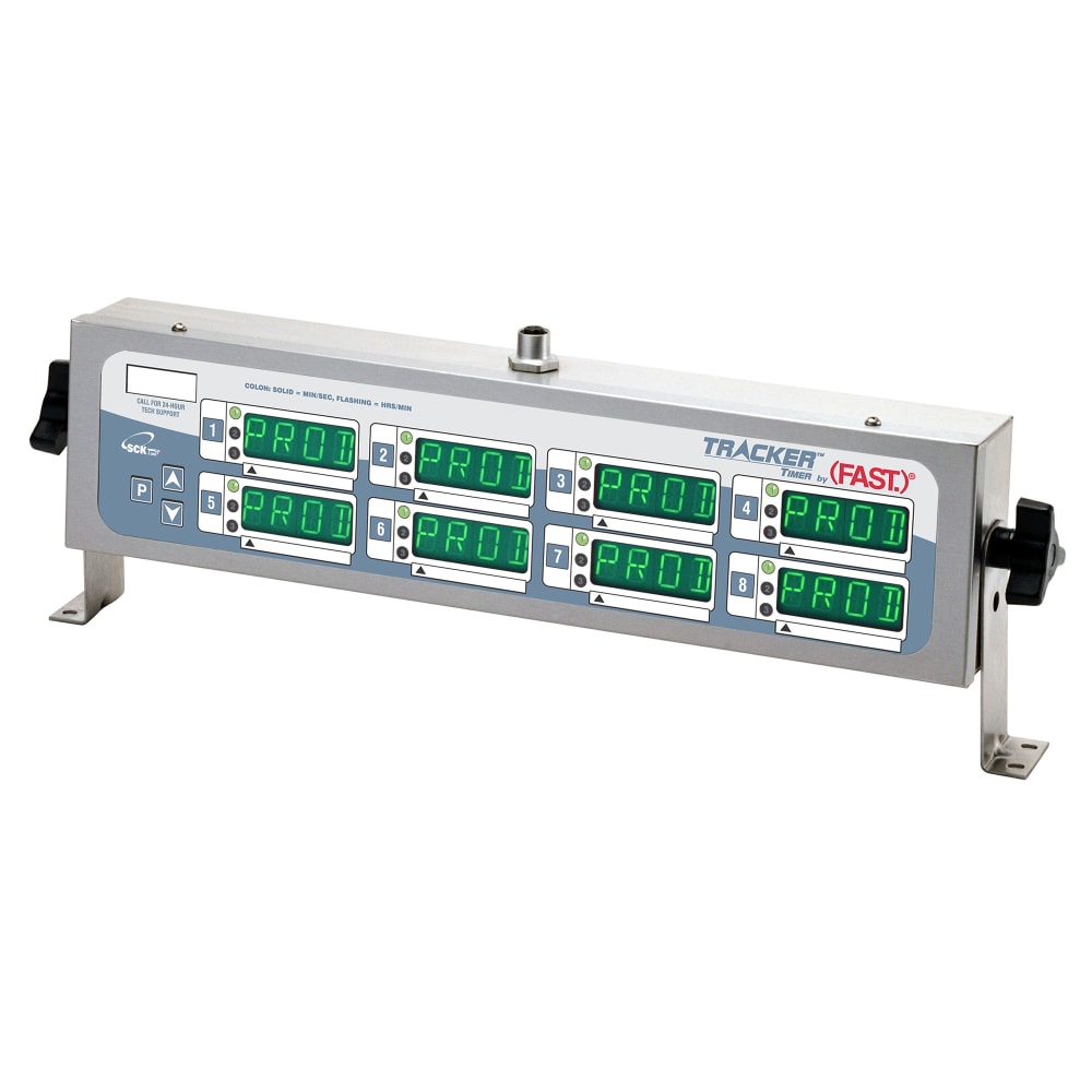 Kitchen Brains Programmable Tracker Timer w/ (8) Displays & Communication Ports (TRACK2X4CP)