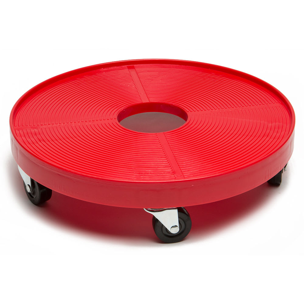 Devault Enterprises ICD-3000 16" Round Keg Dolly w/ 500 lb Capacity - Plastic, Red