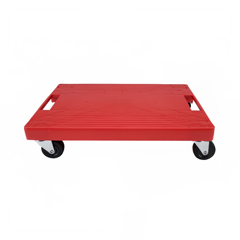 Devault Enterprises ICD-4000 Beverage Dolly w/ 500 lb Capacity - 15 3/4" x 10 3/4", Plastic, Red