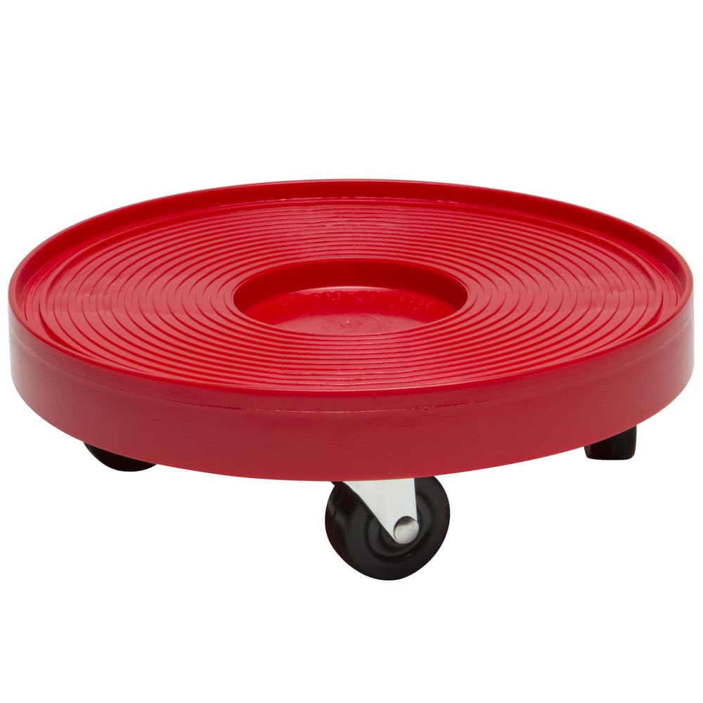 Devault Enterprises ICD-6000 12" Slim Keg Dolly for Half-Size Kegs - Plastic, Red