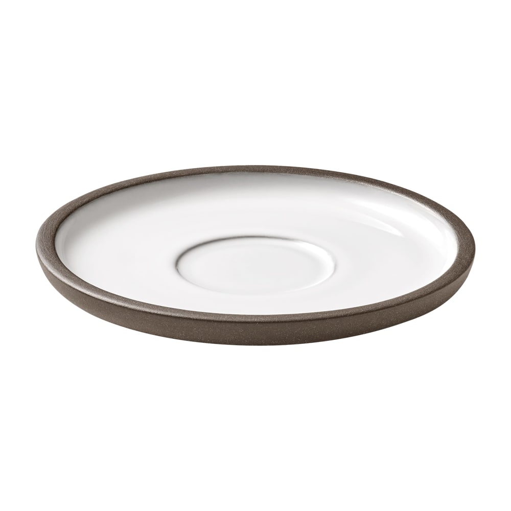 Schonwald 5 1/2" Round Playground Saucer - Stoneware, Taupe (701690091000436)