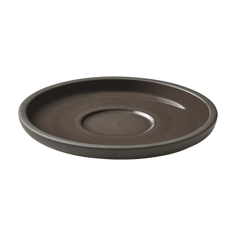 Schonwald 5 1/2" Round Playground Saucer - Stoneware, Taupe (701690091000761)