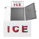 Leer L040SASP 50 1/2" Outdoor Slanted Ice Merchandiser w/ (85) 10 lb Bag Capacity - White, 120v thumbnail 3