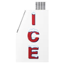 Leer L040SASP 50 1/2" Outdoor Slanted Ice Merchandiser w/ (85) 10 lb Bag Capacity - White, 120v thumbnail 7