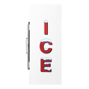 Leer L040UAGP 50 1/2" Indoor Ice Merchandiser w/ (85) 10 lb Bag Capacity - White, 120v thumbnail 7