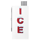 Leer L040UASP 50 1/2" Outdoor Ice Merchandiser w/ (80) 10 lb Bag Capacity - White, 120v thumbnail 8