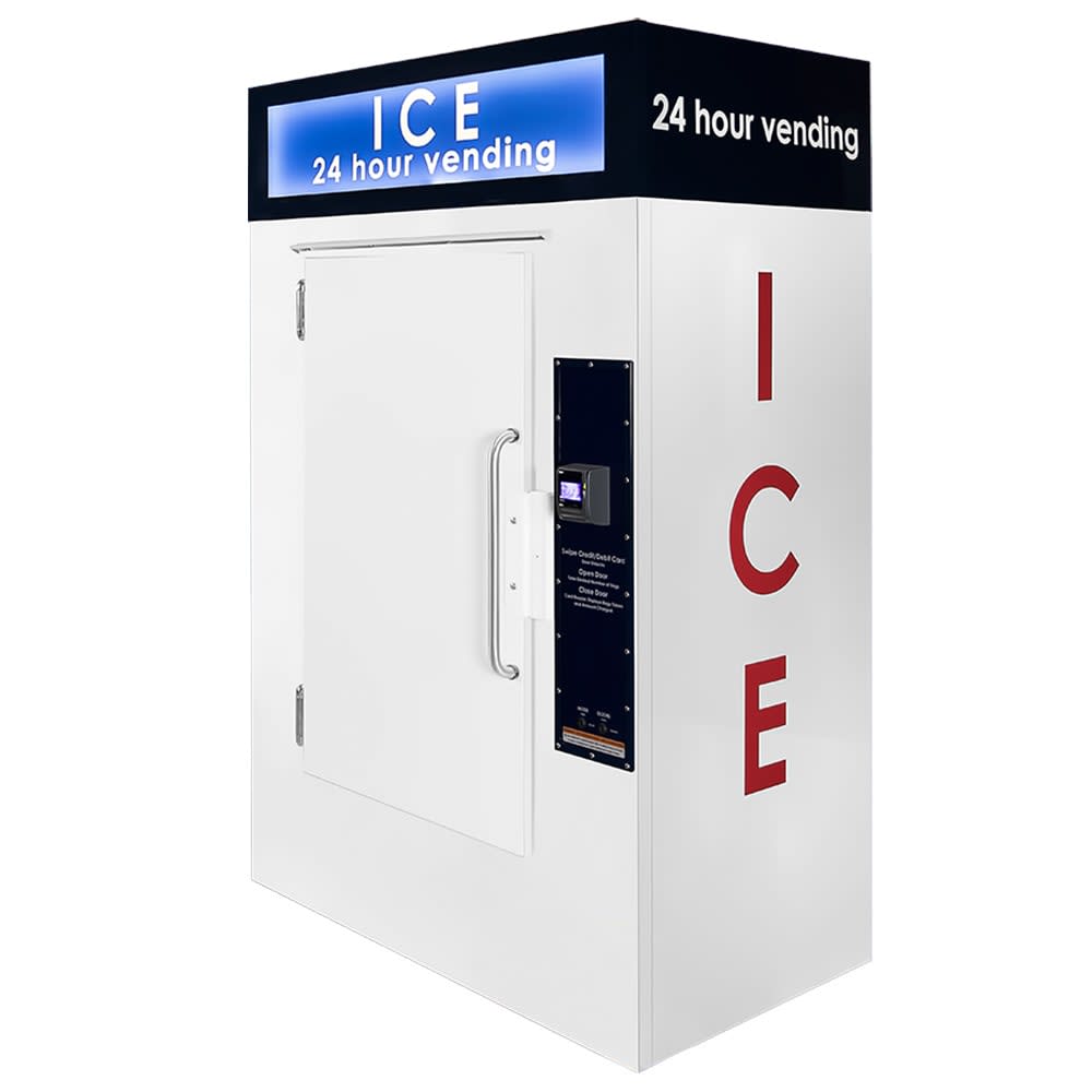 Leer L040UASVP 47" Ice Vending Machine w/ (80) 10 lb Bag Capacity - Self-Locking Door, 110v