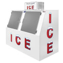 Leer L060SCSP 73" Outdoor Slanted Ice Merchandiser w/ (150) 10 lb Bag Capacity - Solid Doors, 115v thumbnail 2