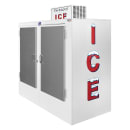 Leer L060UASP 73" Outdoor Ice Merchandiser w/ (140) 10 lb Bag Capacity - White, 120v thumbnail 2