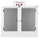 Leer L060UASP 73" Outdoor Ice Merchandiser w/ (140) 10 lb Bag Capacity - White, 120v thumbnail 3