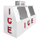 Leer L075SASP 96" Outdoor Slanted Ice Merchandiser w/ (165) 10 lb Bag Capacity - Solid Doors, 115v thumbnail 6