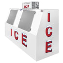 Leer L075SCSP 96" Outdoor Slanted Ice Merchandiser w/ (185) 10 lb Bag Capacity - Solid Doors, 115v thumbnail 2