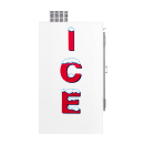 Leer L100UASP 94" Outdoor Ice Merchandiser w/ (260) 7 lb Bag Capacity - White, 115v thumbnail 6