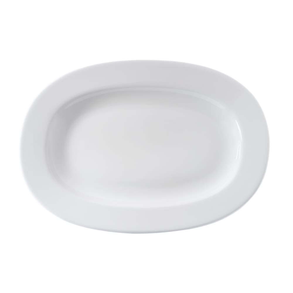 Churchill 13" Oval Alchemy® Plate - Fine China, White (APR AO131)