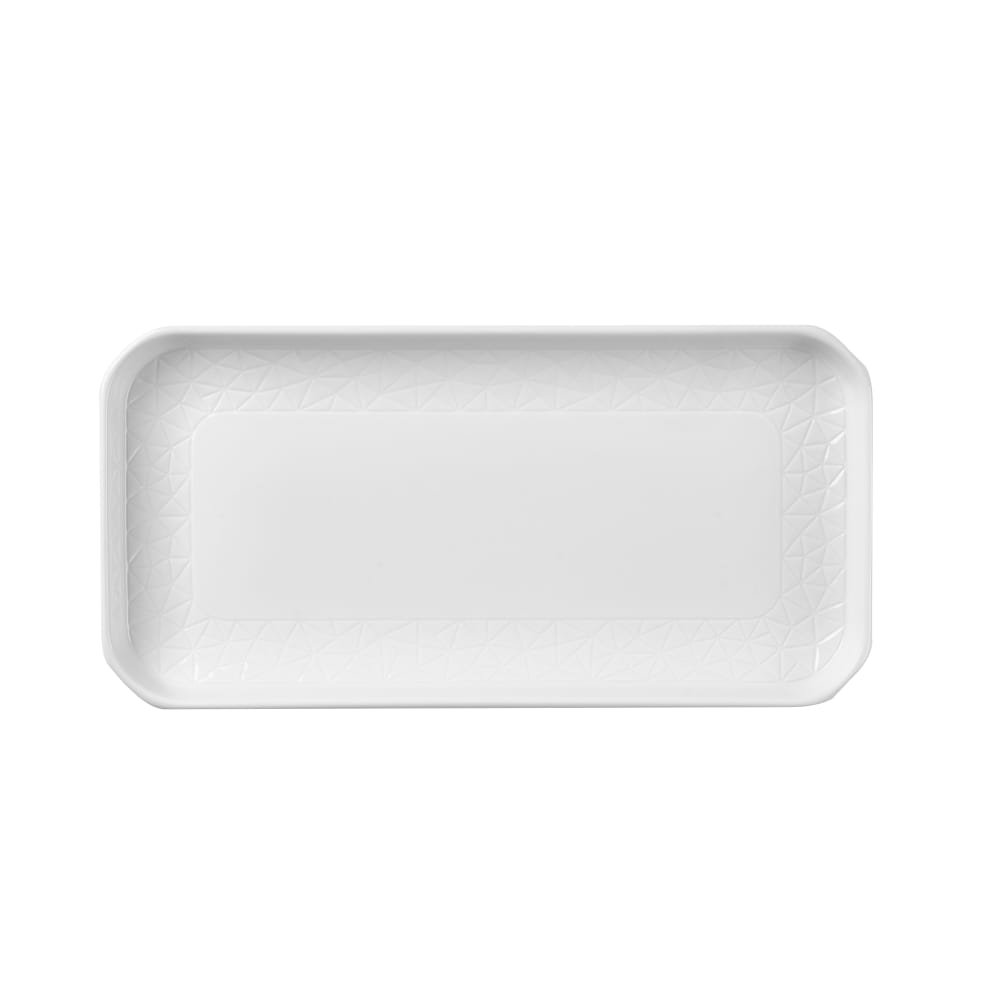 Churchill Oblong Alchemy®Abstract Tray - 11 3/4" x 5 3/4", Fine China, White (APRDDT301)