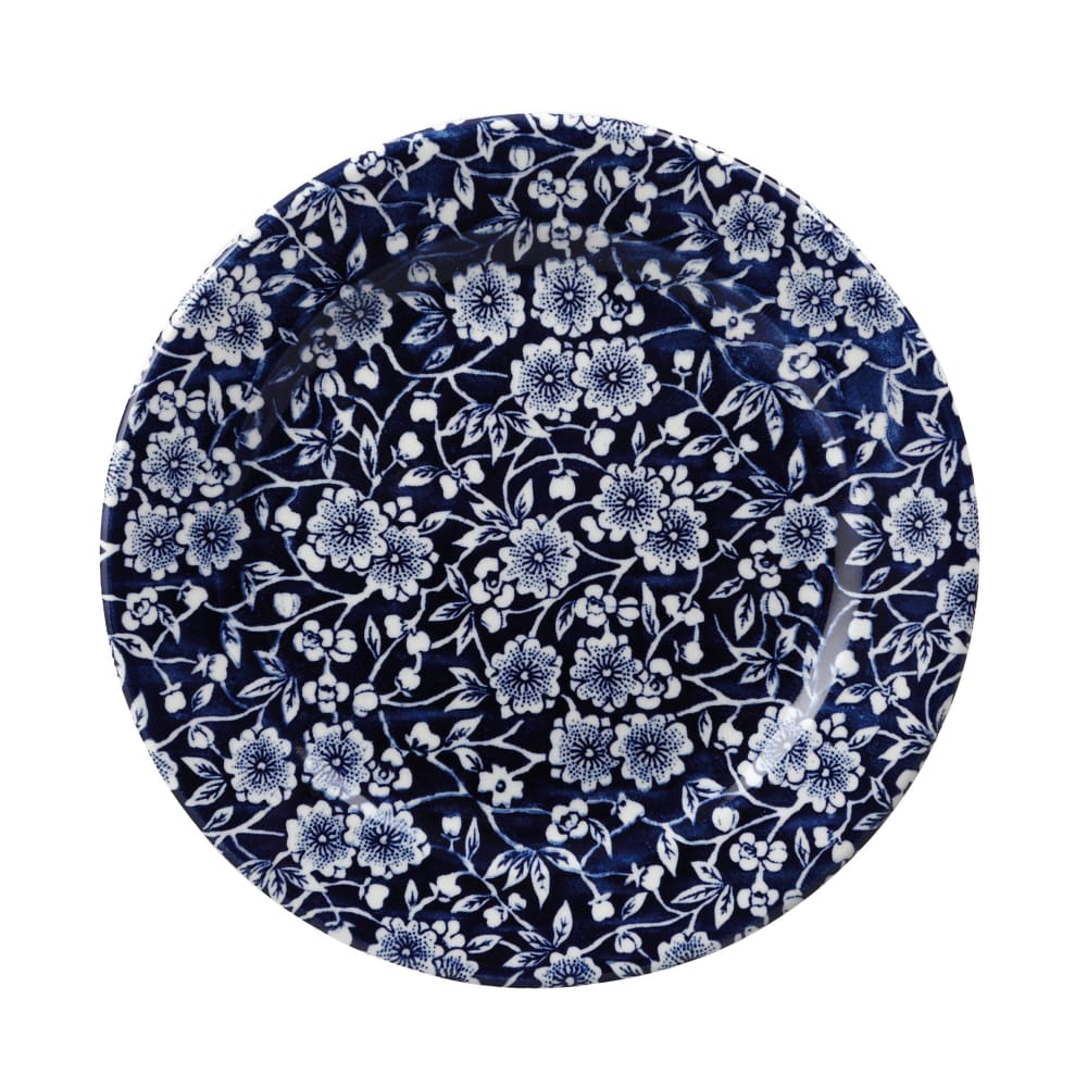 Churchill 6 5/8" Round Vintage Prints Profile Plate - Ceramic, Willow Victorian Calico (CAWVP651)