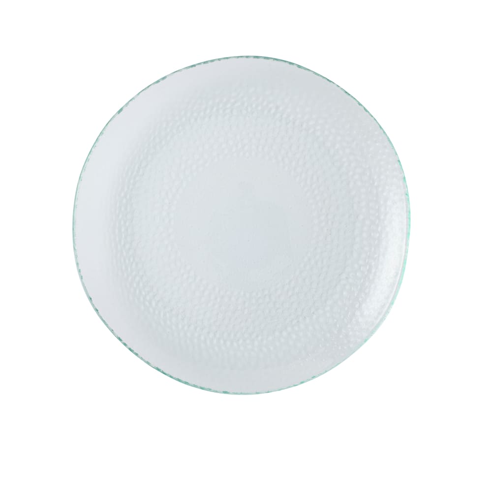 Churchill 8 7/8" Round Isla Glass Plate - Glass, Clear Organic Glass (GLCLTBP11)