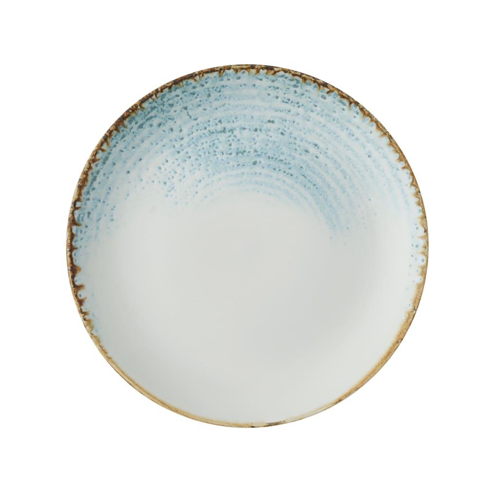 Churchill 6 1/2" Round Studio Prints® Coupe Plate - Ceramic, Aquamarine (HAAMEVP61)