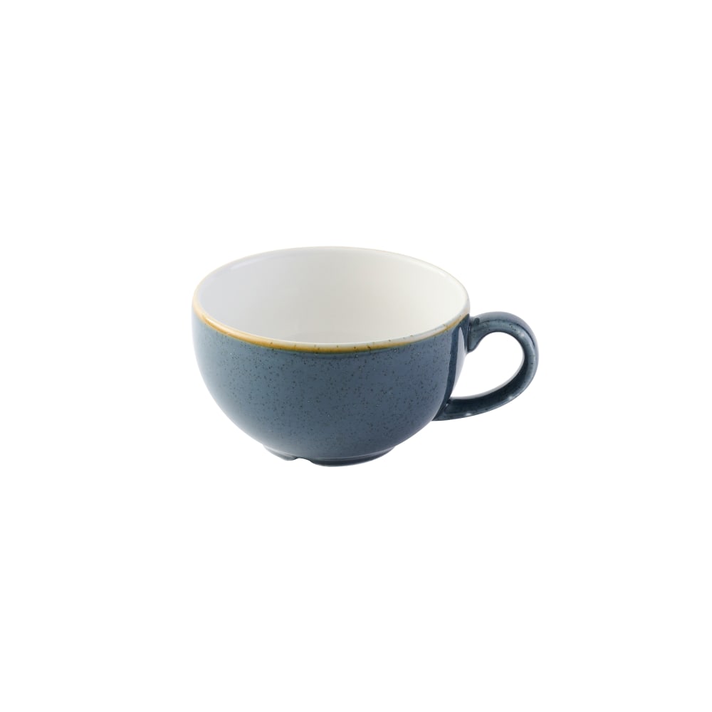 Churchill 8 oz Stonecast® Cappuccino Cup - Ceramic, Blueberry (SBBSCB201)