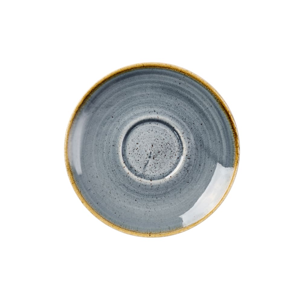 Churchill 6 1/4" Round Stonecast® Saucer for SBBSCB281 - Ceramic, Blueberry (SBBSCSS1)
