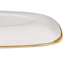 Churchill 11 3/4" x 6" Oblong Stonecast® Chef's Plate - Ceramic Blueberry (SBBSXO111) thumbnail 6