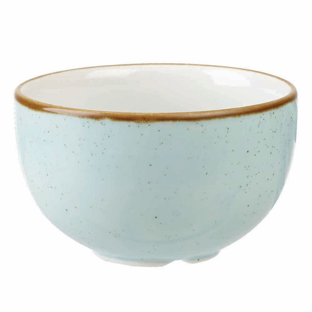 Churchill 8 oz Stonecast Sugar Bowl - Ceramic, Duck Egg Blue (SDESSSGR1)