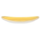 Churchill 7 3/4" Oval Stonecast Plate - Ceramic, Mustard Seed Yellow (SMSSOP71) thumbnail 2