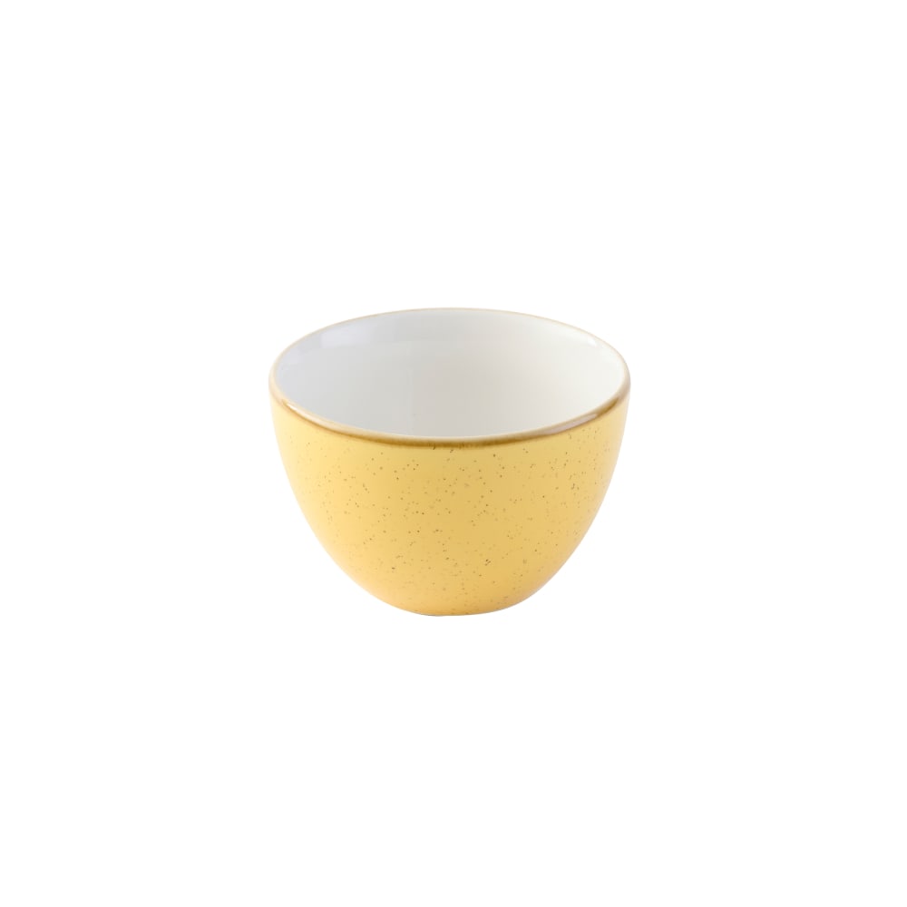Churchill 8 oz Stonecast® Sugar Bowl - Ceramic, Mustard Seed Yellow (SMSSSSGR1)